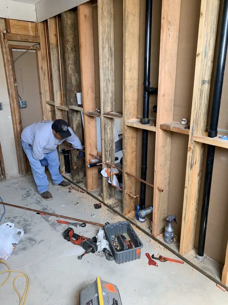 Commercial rough-in plumbing for Trenchless Sewer Repair in Christiansburg